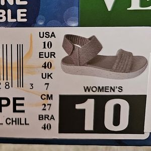 Skechers Bobs Summer Skipper Optical Chill Sandals Women's 10M